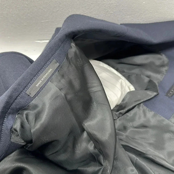 Rag and Bone Sports Blazer Jacket Coat Wool Blend Navy Blue Men’s Size 44R 44 - Picture 7 of 10